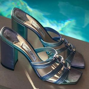 Jimmy Choo Kayla Caged Mule Sandals